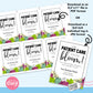 EDITABLE - Our Patient Care is in full Bloom - Succulent Referral Marketing Gift Tag - Printable Digital File