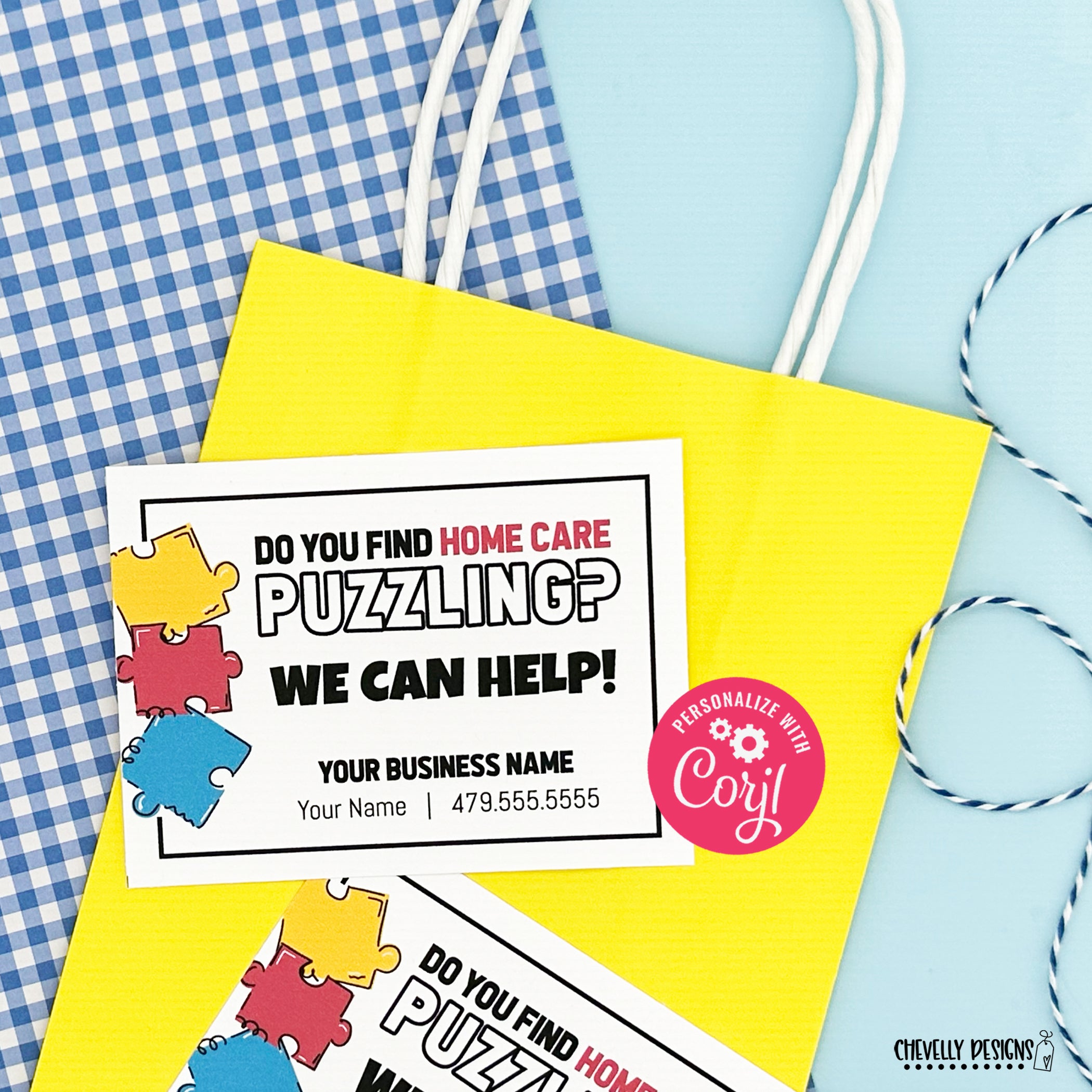 EDITABLE Do You Find Home Care Puzzling Printable Business Marketi  editable-do-you-find-home-care-puzzling-printable-business-marketi