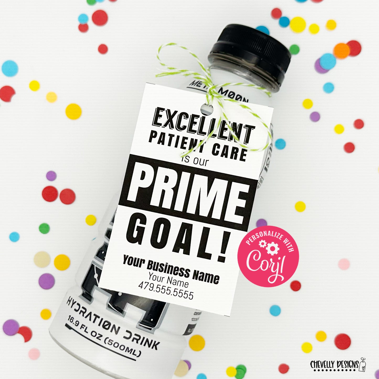 EDITABLE - Our Prime Goal - Printable Business Marketing Tags