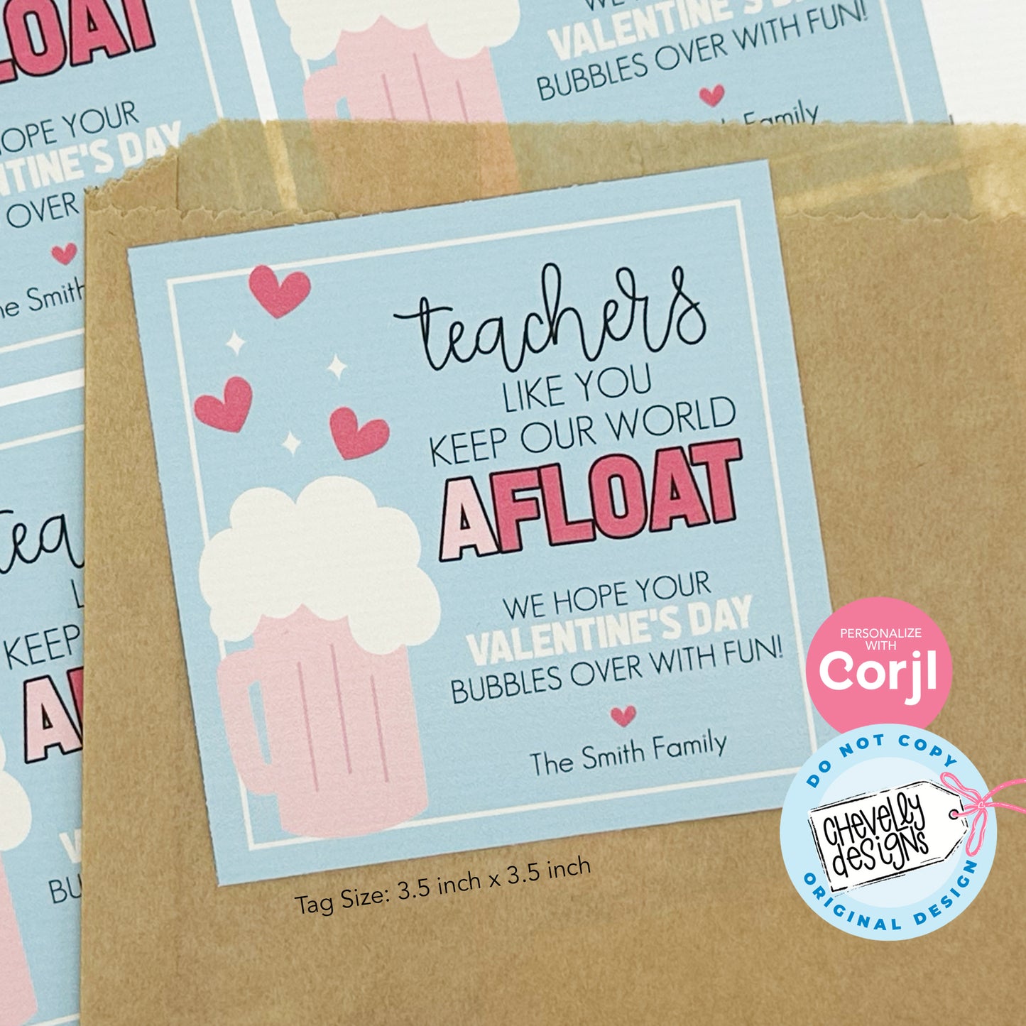 Editable, Teachers Like You Keep Our World aFLOAT, Printable Valentine Cards for Teacher Gift