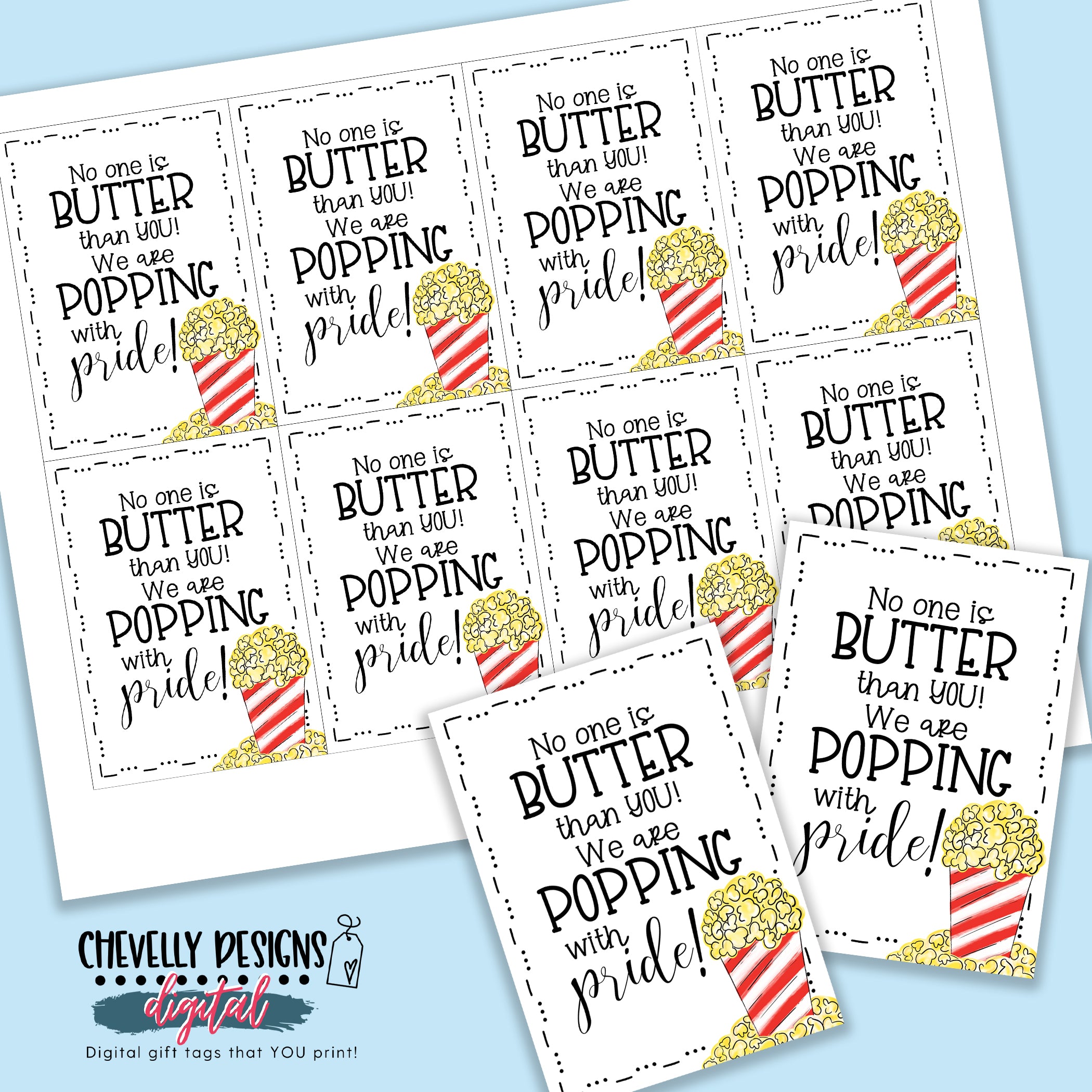Printable No One Is Butter Than You Popcorn Gift Tags Instant Dig Chevelly Designs Printable No One Is Butter Than You Popcorn Gift Tags Instant Dig Chevelly Designs
