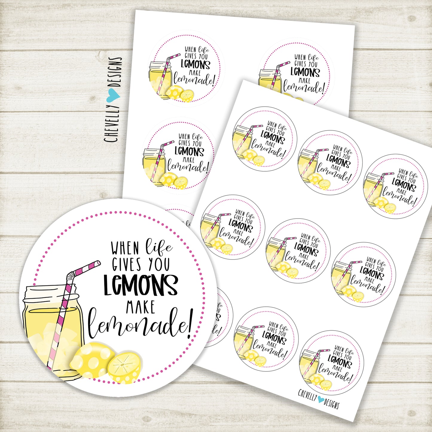 Printable - When Life Gives you Lemons, Make Lemonade - Instant Digital Download