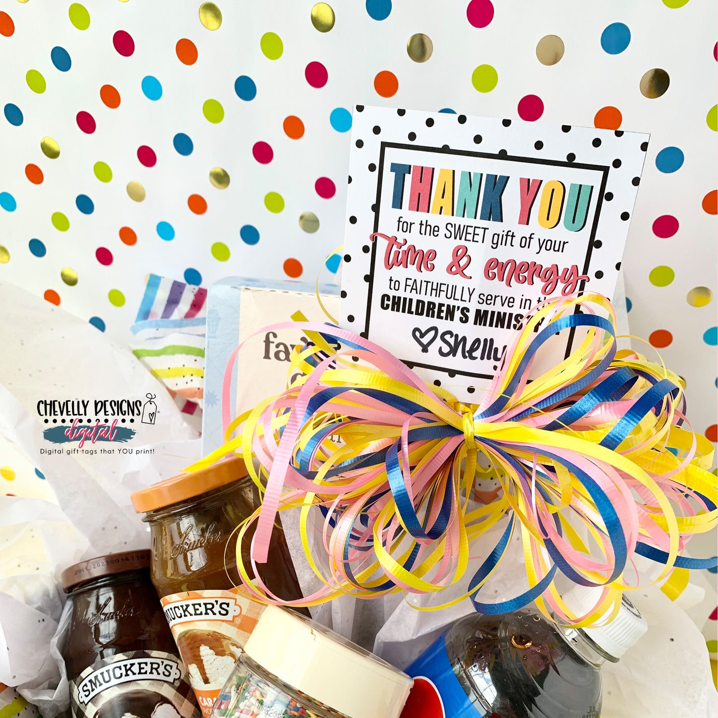 Printable Children's Ministry Appreciation Gift Tags, INSTANT DIGITAL DOWNLOAD