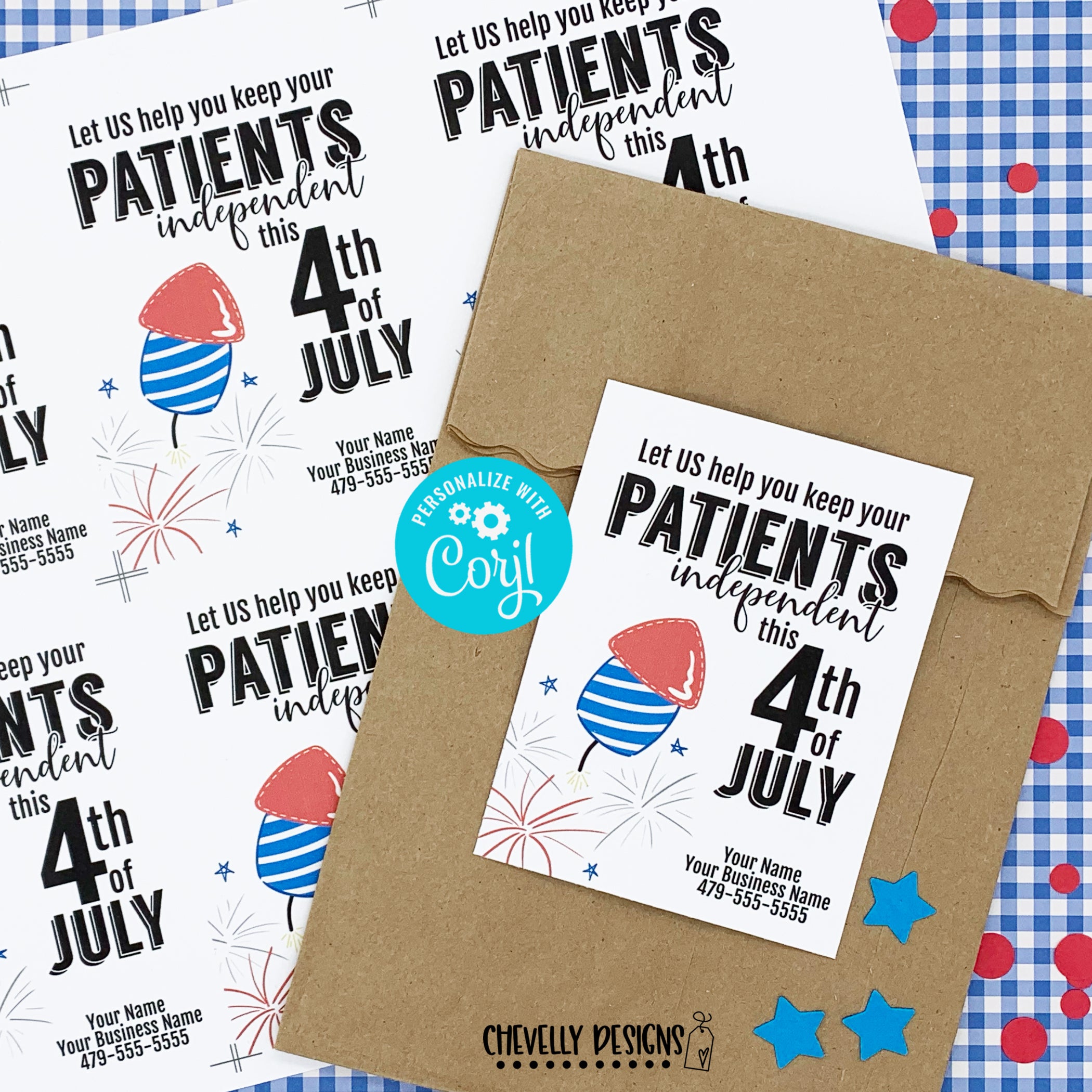 Printable 4th of July Customer Appreciation Gift Tags for Independence –  Chevelly Designs