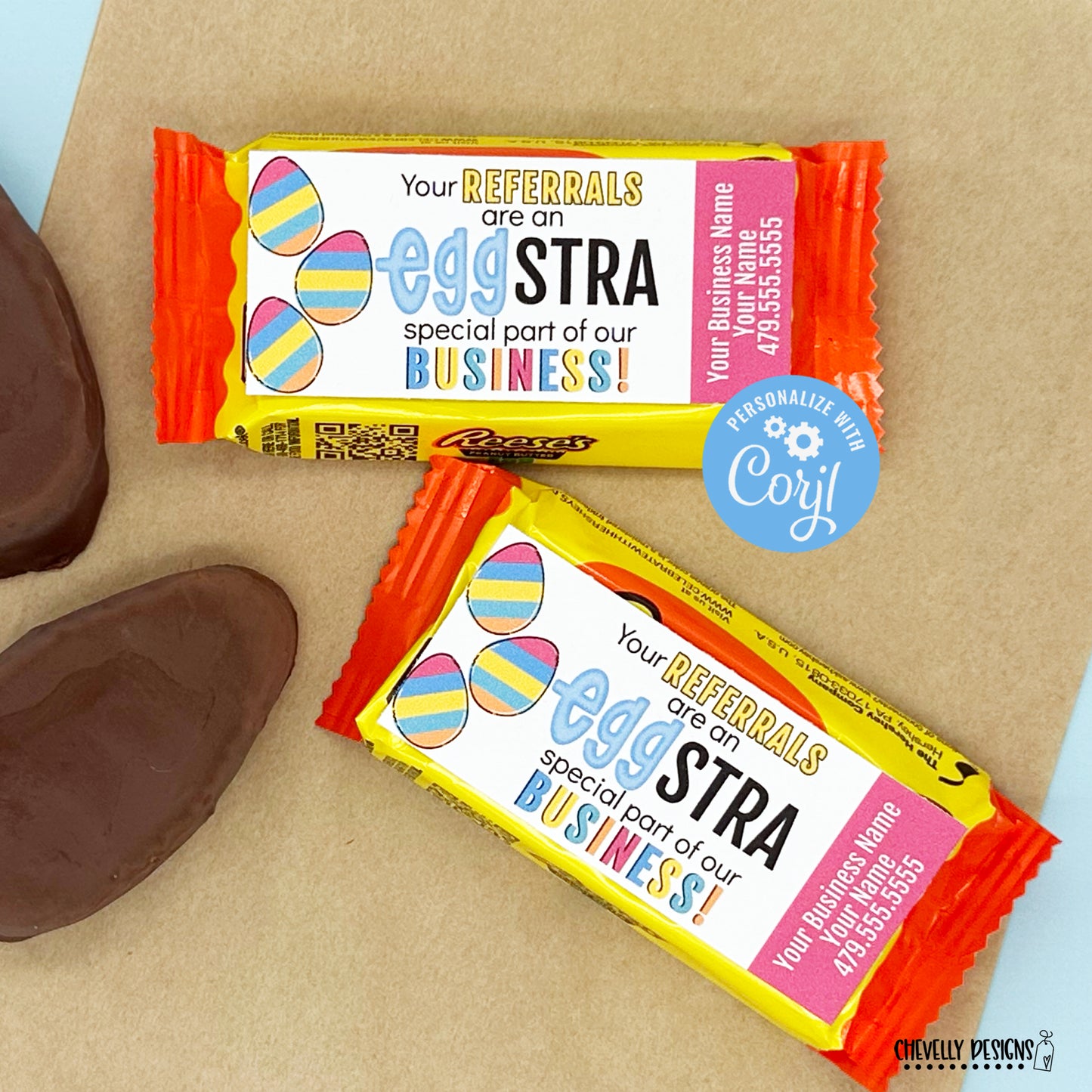 Editable - Your Referrals are Egg-stra Special to our Business - Easter Referral Gift Tags - Printable Digital File