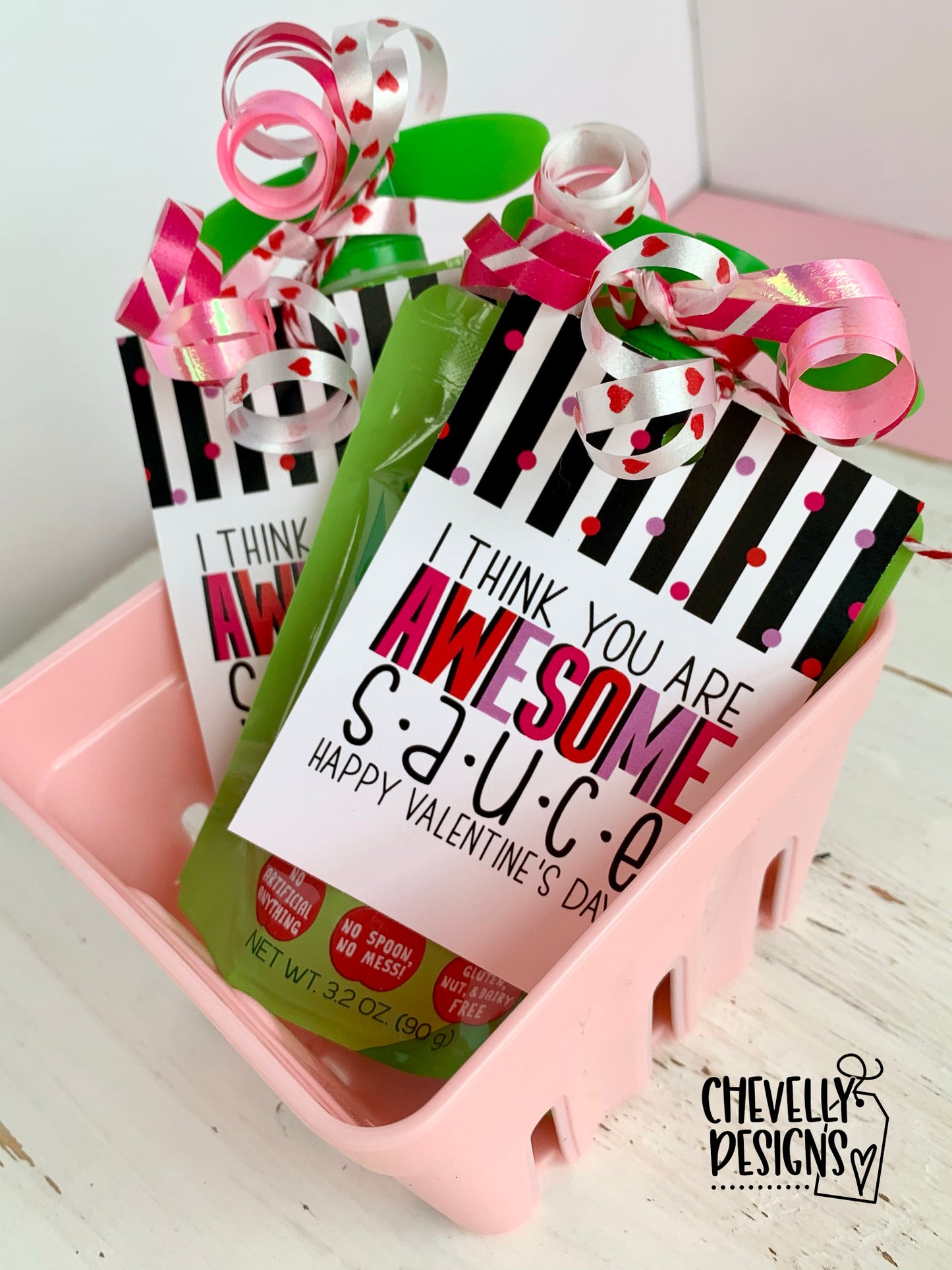 Printable - I Think You are Awesome Sauce - Valentine's Day Cards for Kids - Digital Download
