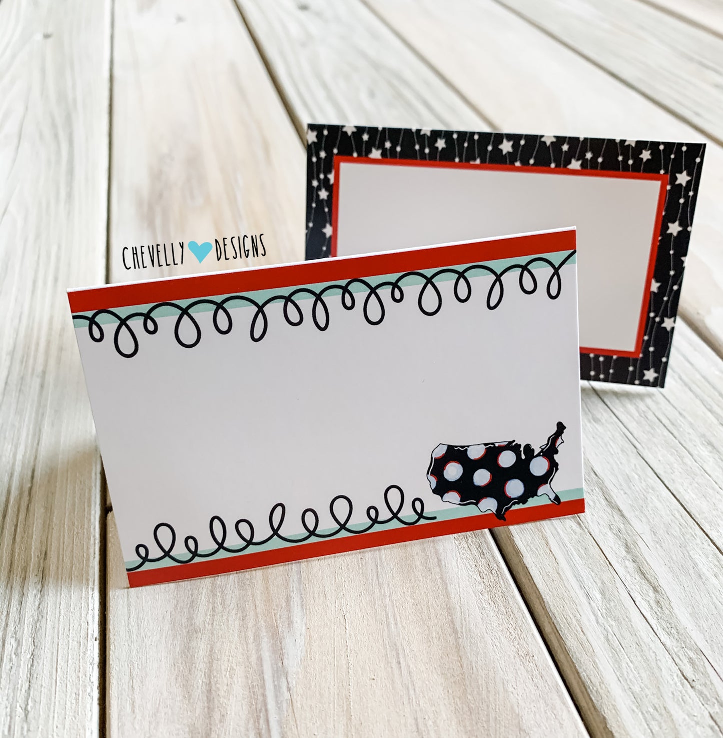 Printable 4th of July Food Tent Labels | Instant Download Digital File