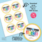 EDITABLE - Hands Down You're the Best Teacher - Appreciation Gift Tags - Printable Digital File