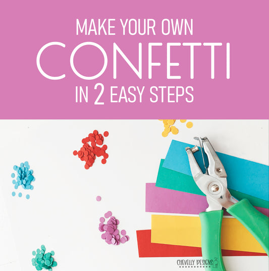 Make Your Own Confetti in any Color with these 2 Easy Steps