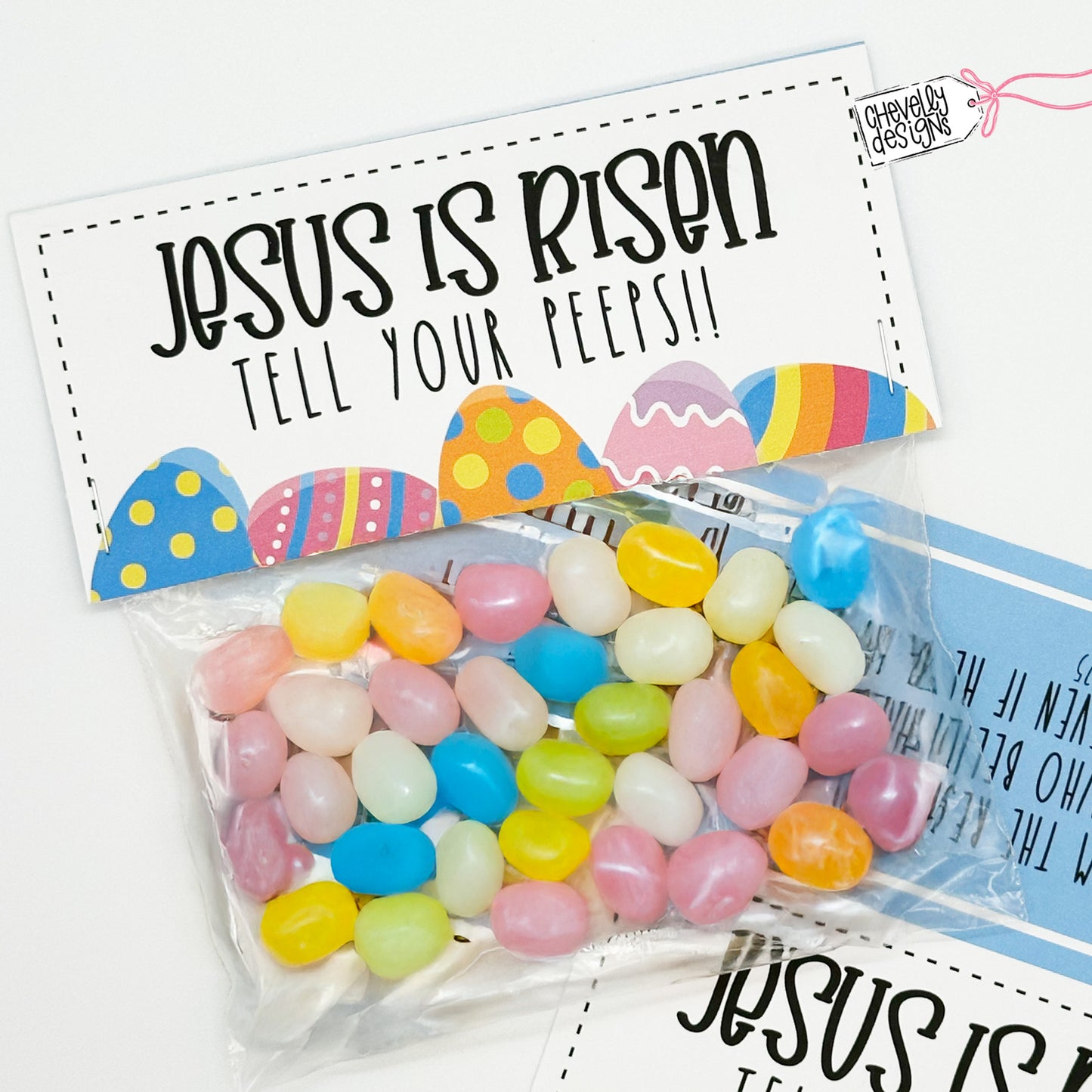 Jesus is Risen...tell your peeps - Treat Bag Toppers | Printable - Instant Digital File