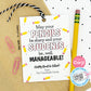 EDITABLE Back to School Gift Tag - May Your Pencils be Sharp - Funny Teacher Gift - Printable Digital File