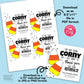 EDITABLE - This May Sound Corny - Halloween Candy Corn Referral Gift Tags - Printable Digital File