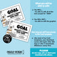 Editable - 2024 Our Goal Healthy Happy New Year - Referral Marketing Gift Tags - Printable Digital File