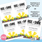 EDITABLE - Rise and Shine with Home Healthcare - summer, sun - Referral Gift Tags - Printable Digital File