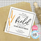 Editable Referral Gift Tags - Outstanding in our Field - wheat, fall - Printable Digital File