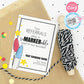 Editable Marker Referral Gift Tags - Your Referrals play a reMARKERable part - permanent marker - Printable Digital File