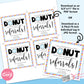 Editable Donut Referral Gift Tag - Thankful For Your Referrals, Printable Digital File