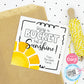 Editable Bucket full of Sunshine - Summer Gift Tag - Printable Digital File