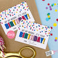 EDITABLE - Hip Hip Hooray, It's Your Birthday - Confetti Gift Tag - Printable Digital File