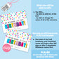 EDITABLE - Hip Hip Hooray, It's Your Birthday - Confetti Gift Tag - Printable Digital File