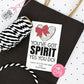 Editable - You've Got Spirit Yes You Do - Gift Tags for Cheerleaders - Red Silver Gray - Printable Digital File