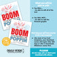 Editable - BOOM You're Referrals are Poppin - Business Marketing - Printable Digital File