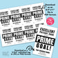 EDITABLE - Excellent Patient Care is our Prime Goal - Printable Business Marketing Tags