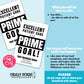 EDITABLE - Excellent Patient Care is our Prime Goal - Printable Business Marketing Tags
