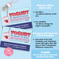 Editable - Yogurt our attention for your Home Health needs - Referral Marketing Gift Tags - Printable Digital File