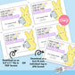 EDITABLE - Call my peeps for all your real estate needs - Easter Business Referral Marketing Gift Tag - Printable Digital File