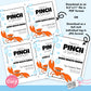 EDITABLE - Need a Pinch of Support - Home Health Referral Gift Tag - Ocean, Lobster - Printable Digital File