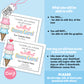 EDITABLE - I Scream, You Scream - Ice Cream Cone Business Referral Gift Tags - Printable Digital File