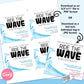 EDITABLE - Ride the Wave to Better Health - summer, ocean, beach - Referral Gift Tags - Printable Digital File