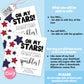 EDITABLE - Oh My Stars - Patient Care Referral Gift Tags - patriotic, 4th of July - Printable Digital File