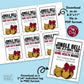 EDITABLE - Jingle Bell Time - Home Health Business Referral Gift Tags - Printable Digital File