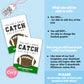 EDITABLE - You are a Great Catch Valentine - Football, Sports, Student Class Party Cards - Printable Digital File