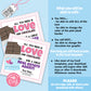 EDITABLE - All you need is love and chocolate - Real Estate Pop By Gift Tag - Printable Digital File