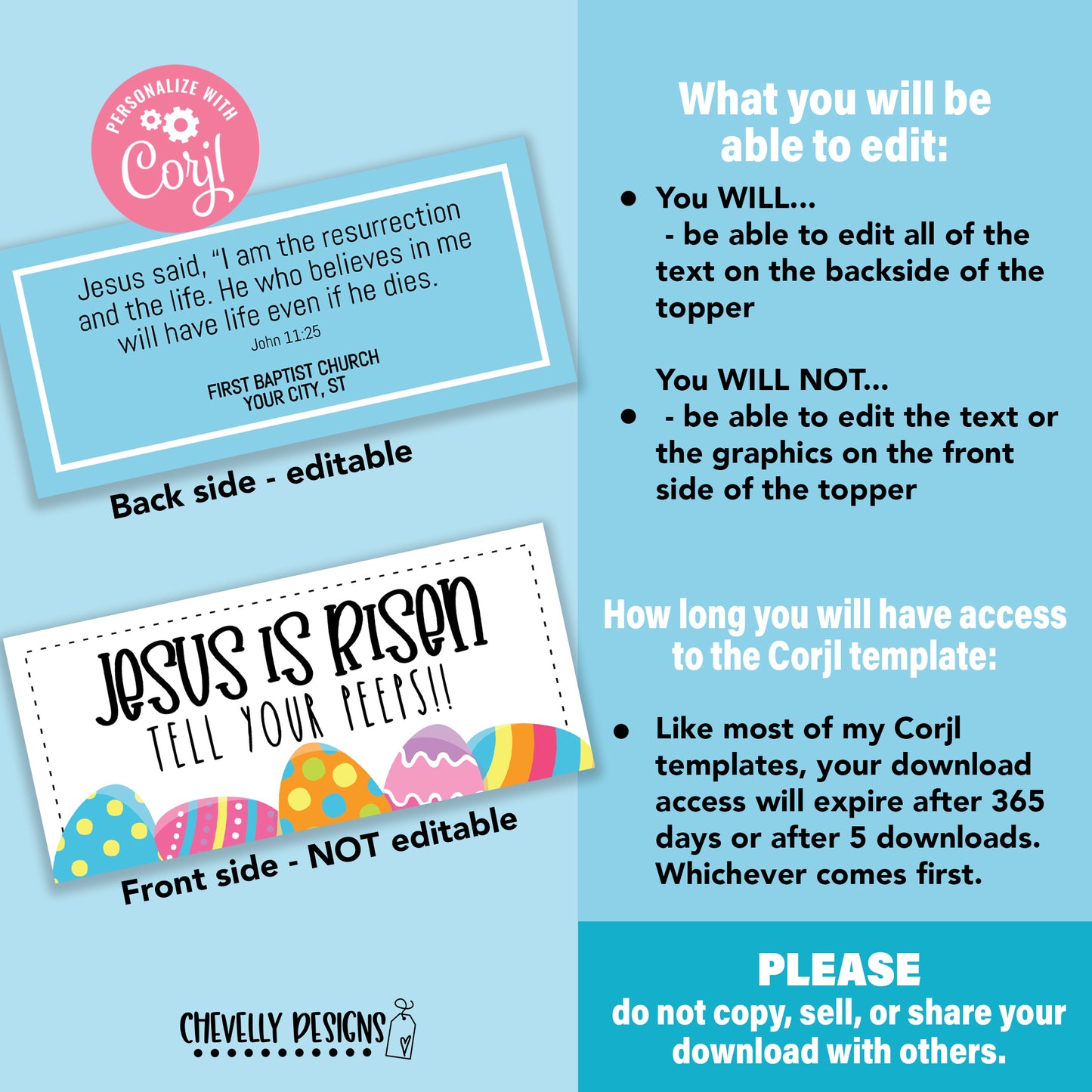 EDITABLE - Jesus is Risen...Tell Your Peeps - Easter Treat Bag Toppers – Chevelly Designs editable-jesus-is-risen-tell-your-peeps-easter-treat-bag-toppers-chevelly-designs