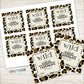 Printable Leopard Print Gift Tags for Teacher Treats - Instant Digital Download