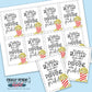 Printable "No One is Butter than You!" Popcorn Gift Tags - Instant Digital Download
