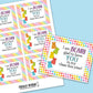 Printable Glad You Are In My Class - Gummy Bear Gift Tags - Digital File