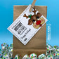 Printable Rudolf Christmas Gift Tags for Associates >>>Instant Digital Download<<<