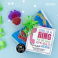 Editable - Give us a RING for Your Needs - Business Marketing Gift Tags - Ring Pop Tag - Printable Digital File