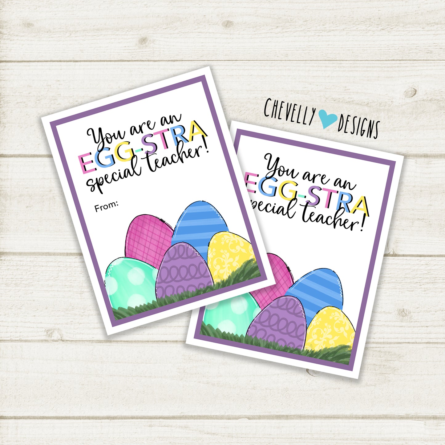 EGGstra Special Teacher - Easter Gift Tags | Printable - Instant Digital File