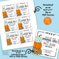 Editable - Pumpkin Spice and Home Health Advice - Business Referral Gift Tags - Printable Digital File