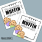 Printable Muffin without You Gift Tags - Instant Digital Download