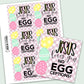 Printable Jesus Loves You Easter Egg Gift Tags >>>Instant Digital Download<<<