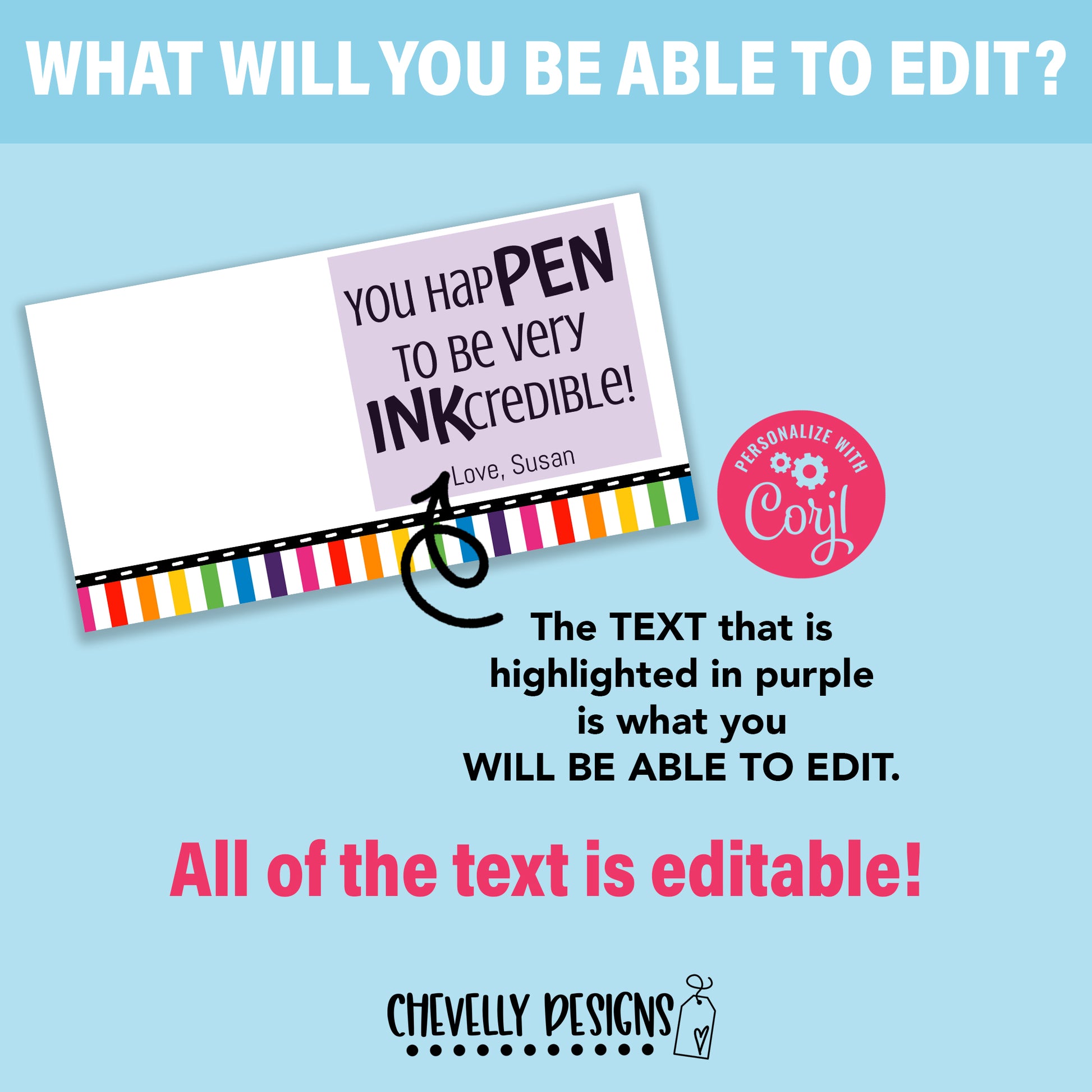 editable-you-happen-to-be-very-inkcredible-printable-gift-tags-chevelly-designs for You Happen To Be Inkredible Free Printable Editable - You HapPEN to be very INKcredible - Printable Gift Tags – Chevelly Designs for You Happen To Be Inkredible Free Printable