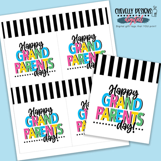 Printable Grandparents Day Gift Tags - DIGITAL FILE