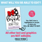 Editable - Gift Tags for Cheerleaders - Red, White, Black Cheer Bow Megaphone - Printable Digital File
